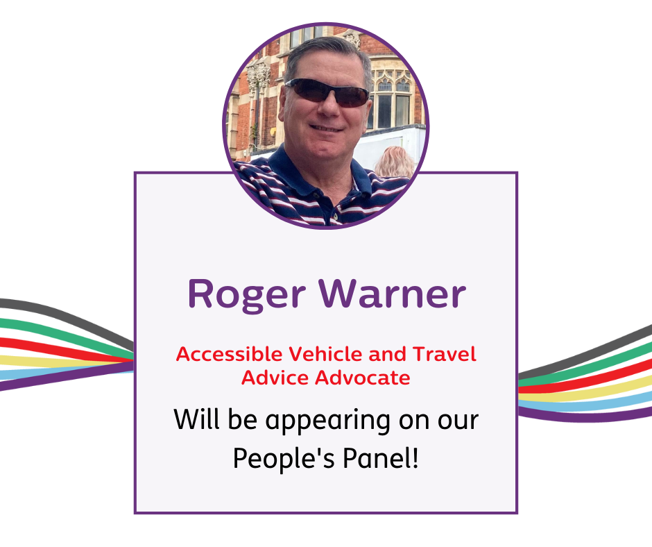 Roger Warner will be appearing on our People's Panel!