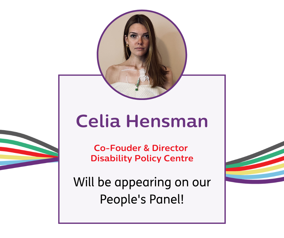 Celia Hensman will be appearing on our People's Panel.