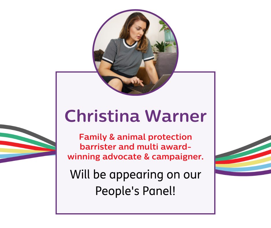 Christina Warner will be appearing on our People's Panel